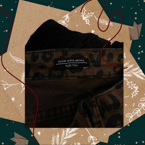 Sanctuary leopard skinny jeans. Size 16W. NWOT - Picture 5 of 5